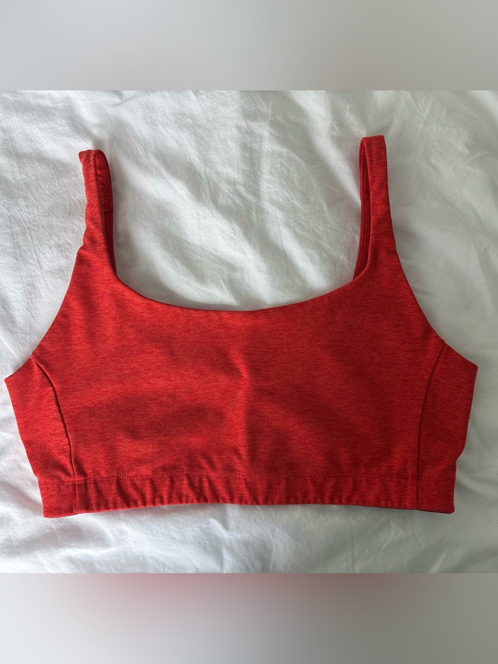 Outdoor Voices Double Time Bra in Ladybug